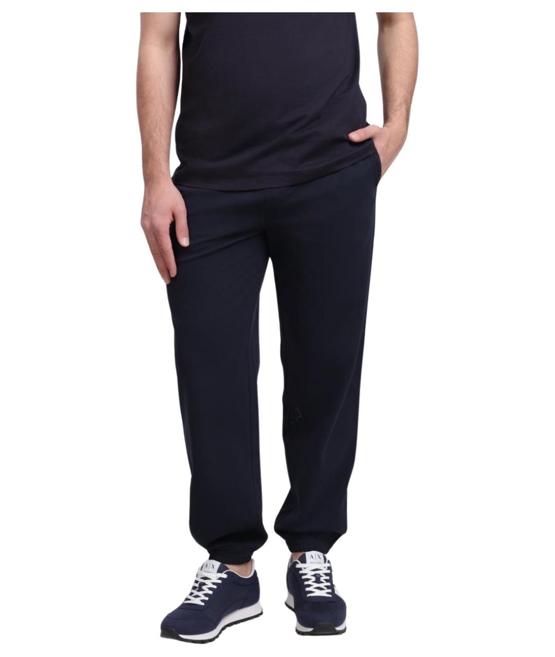 ARMANI EXCHANGE Темно-синие повседневные брюки, фото 1