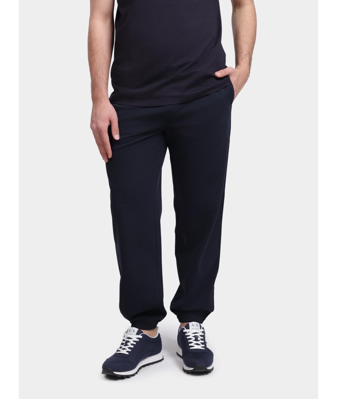ARMANI EXCHANGE Темно-синие повседневные брюки, фото 6