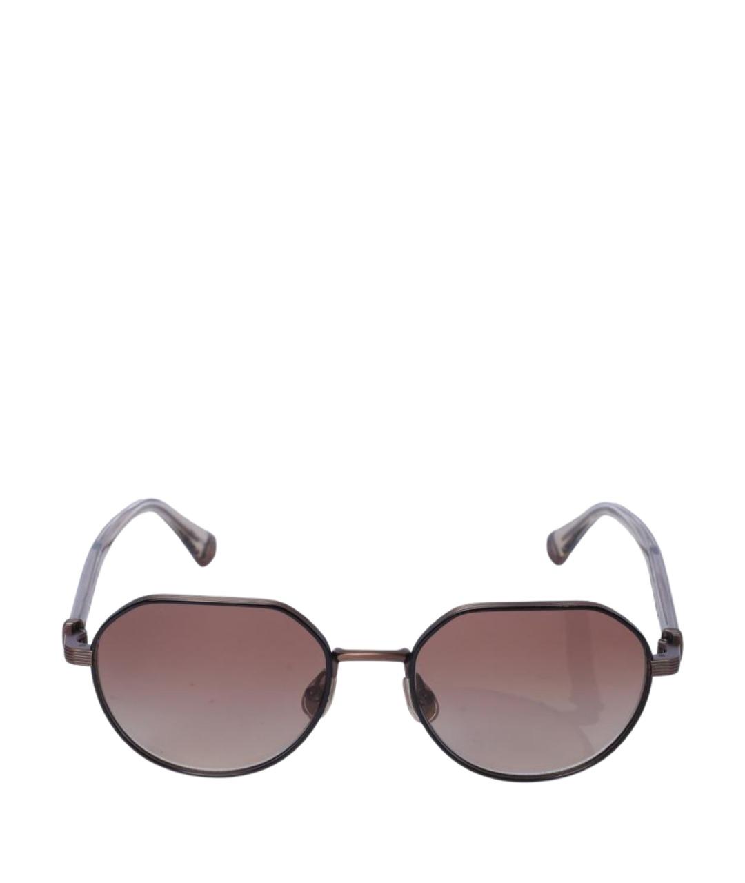 BRUNELLO CUCINELLI Коричневые солнцезащитные очки, фото 1