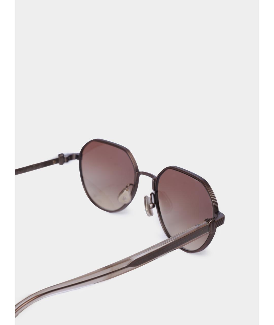 BRUNELLO CUCINELLI Коричневые солнцезащитные очки, фото 3