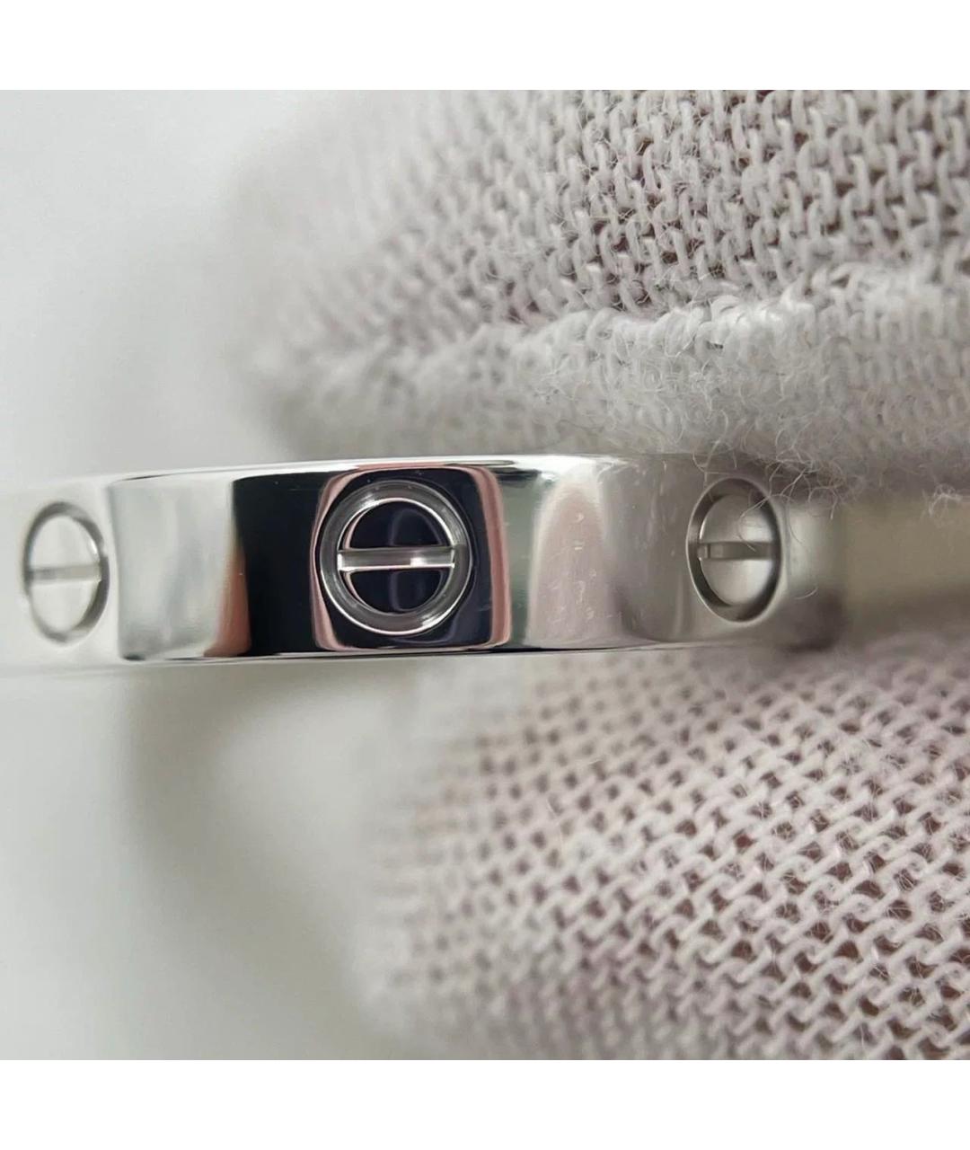 CARTIER Серебряное кольцо из белого золота, фото 4