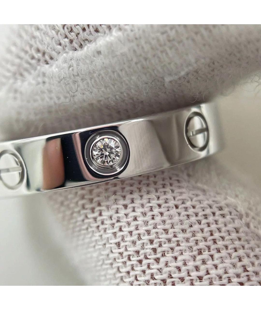 CARTIER Серебряное кольцо из белого золота, фото 2
