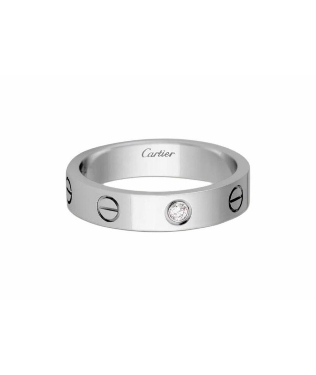 CARTIER Серебряное кольцо из белого золота, фото 1