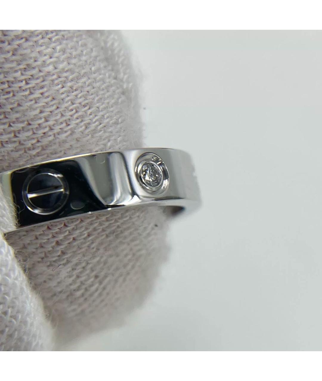 CARTIER Серебряное кольцо из белого золота, фото 5