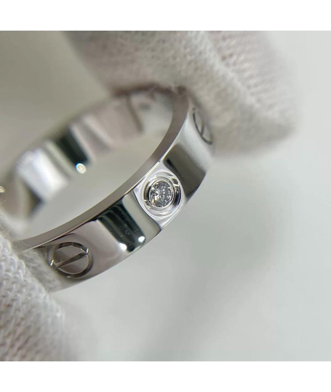 CARTIER Серебряное кольцо из белого золота, фото 3