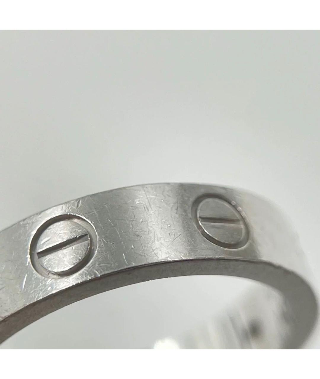 CARTIER Серебряное кольцо из белого золота, фото 8