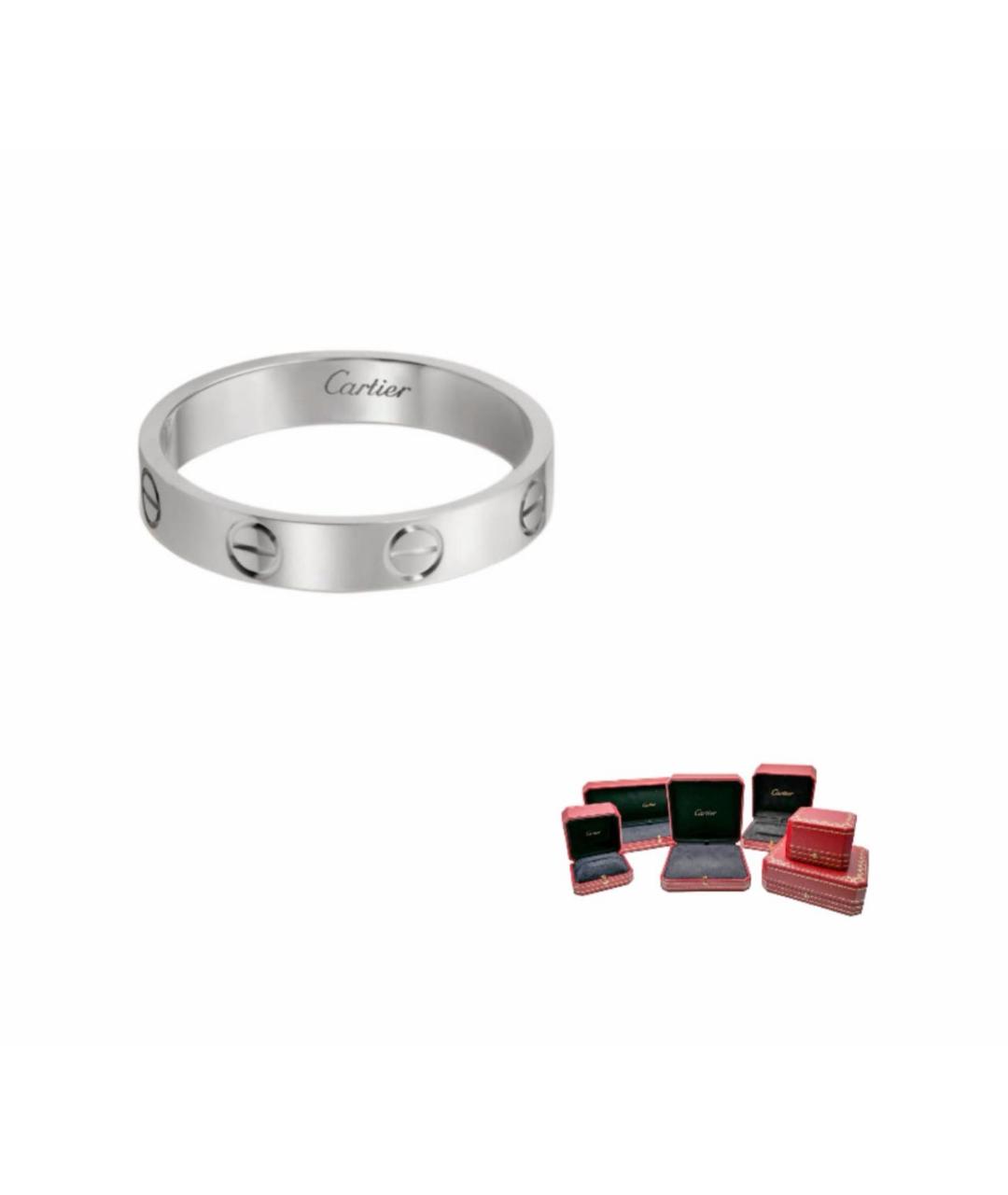 CARTIER Серебряное кольцо из белого золота, фото 9