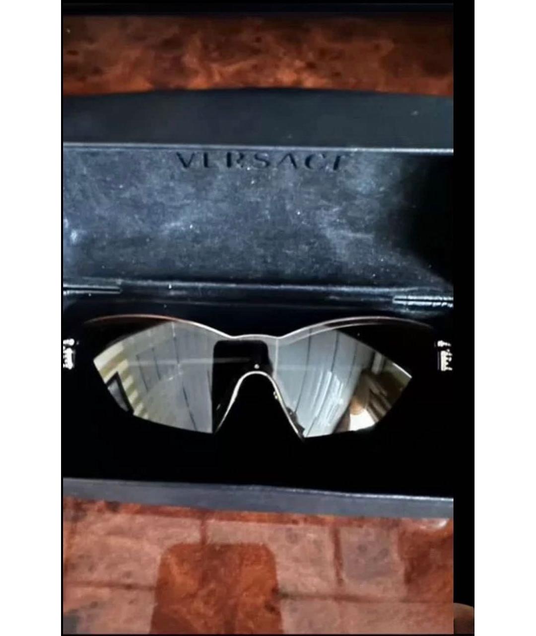VERSACE Черные солнцезащитные очки, фото 5