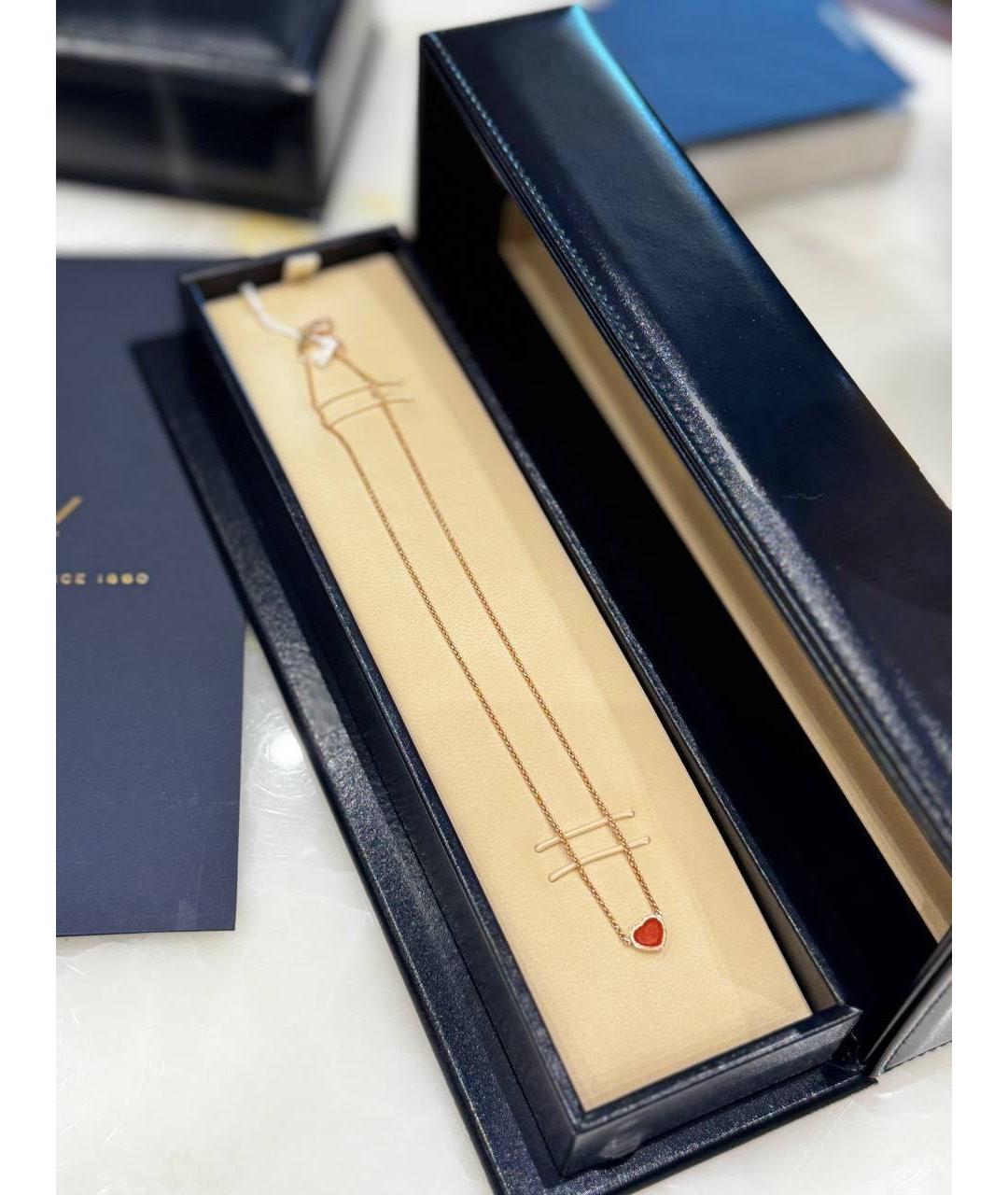 CHOPARD Красная подвеска из розового золота, фото 4
