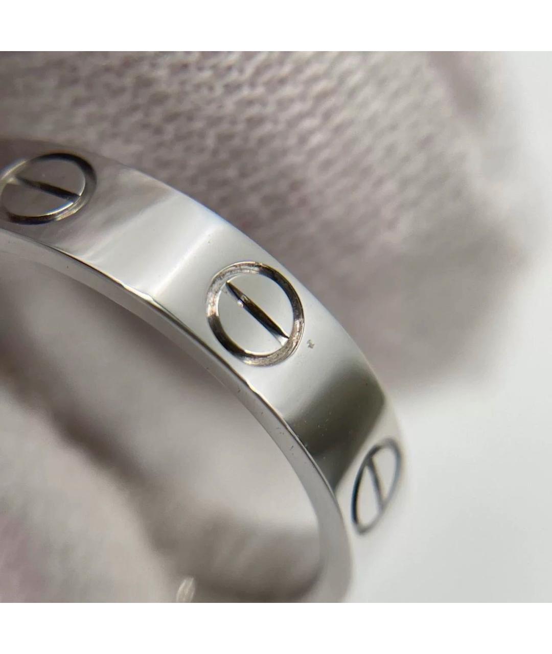 CARTIER Серебряное кольцо из белого золота, фото 2