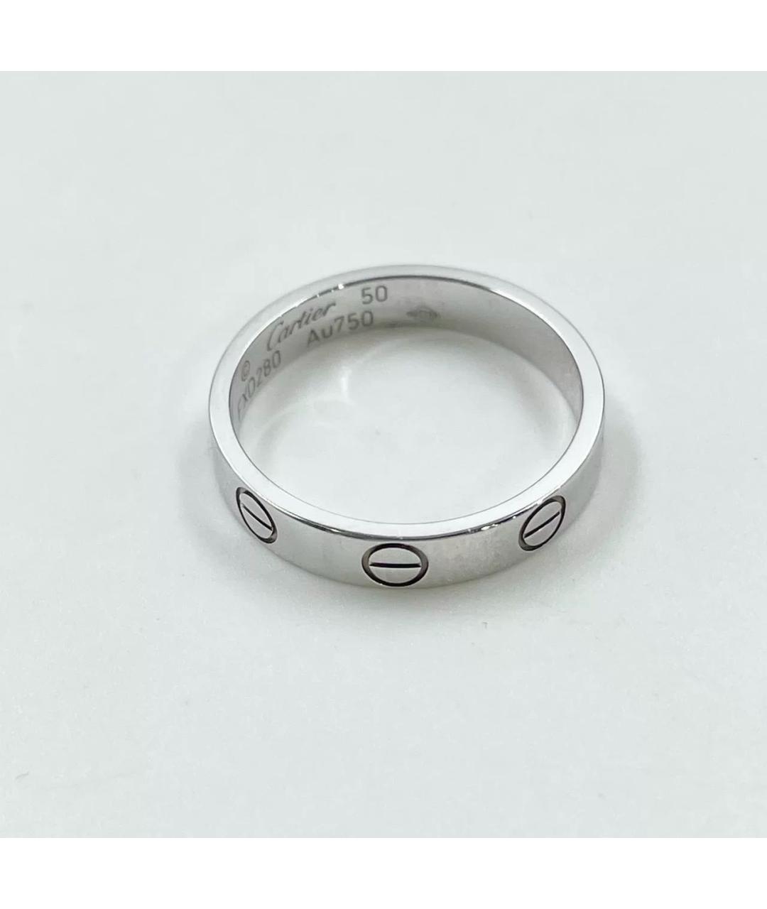 CARTIER Серебряное кольцо из белого золота, фото 5