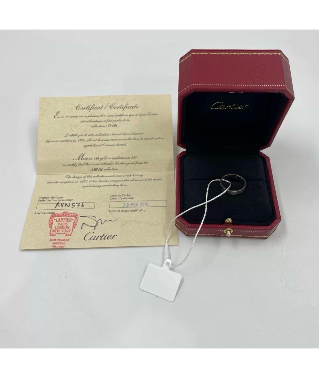 CARTIER Серебряное кольцо из белого золота, фото 5