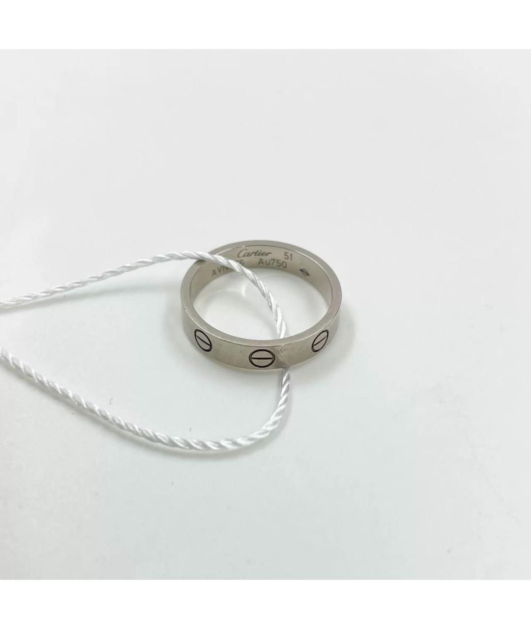 CARTIER Серебряное кольцо из белого золота, фото 7