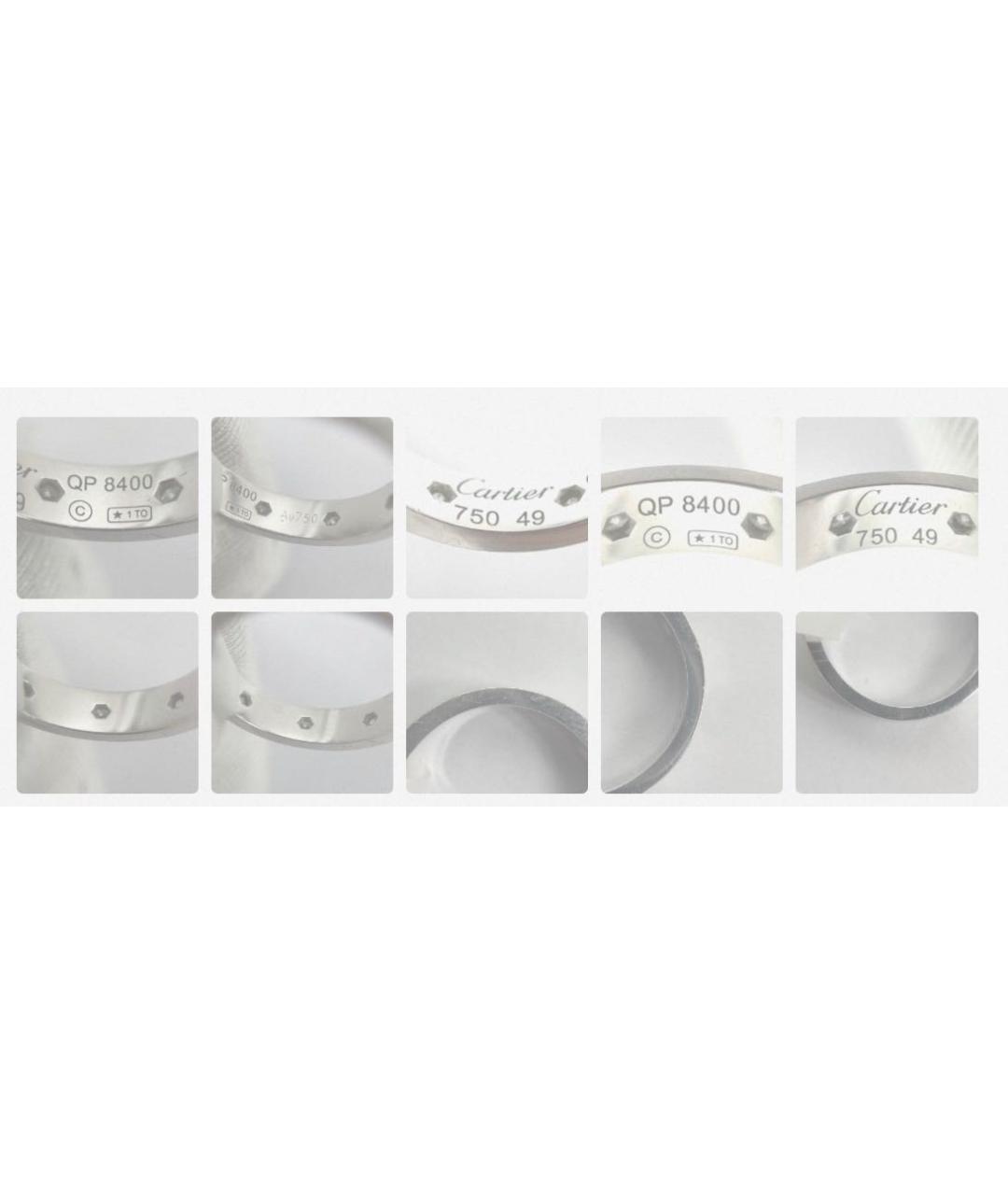 CARTIER Серебряное кольцо из белого золота, фото 8
