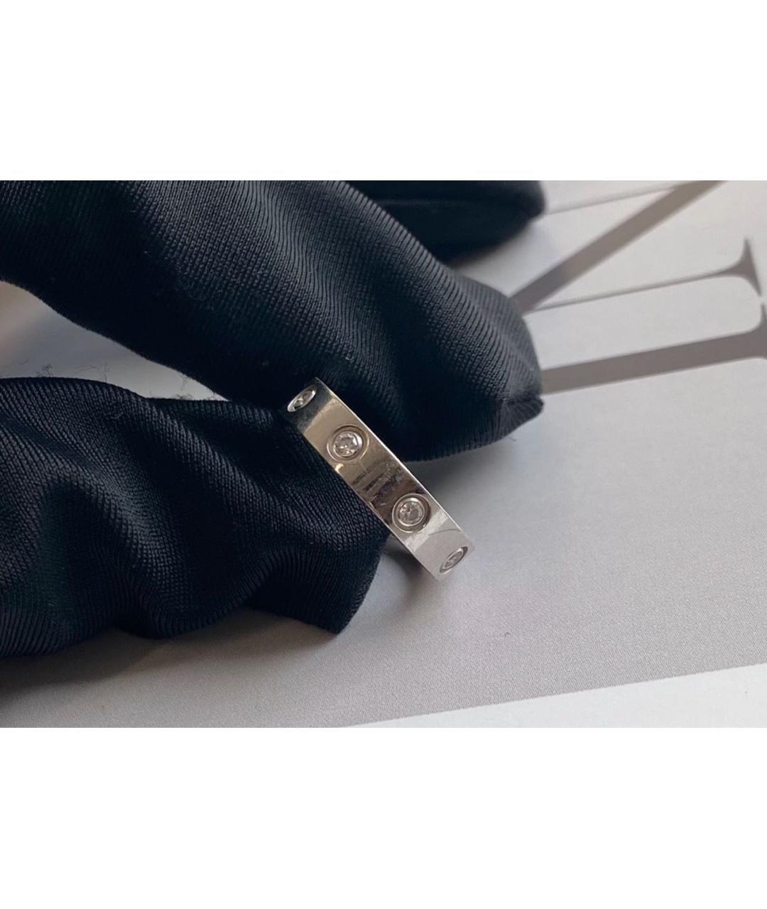 CARTIER Серебряное кольцо из белого золота, фото 5