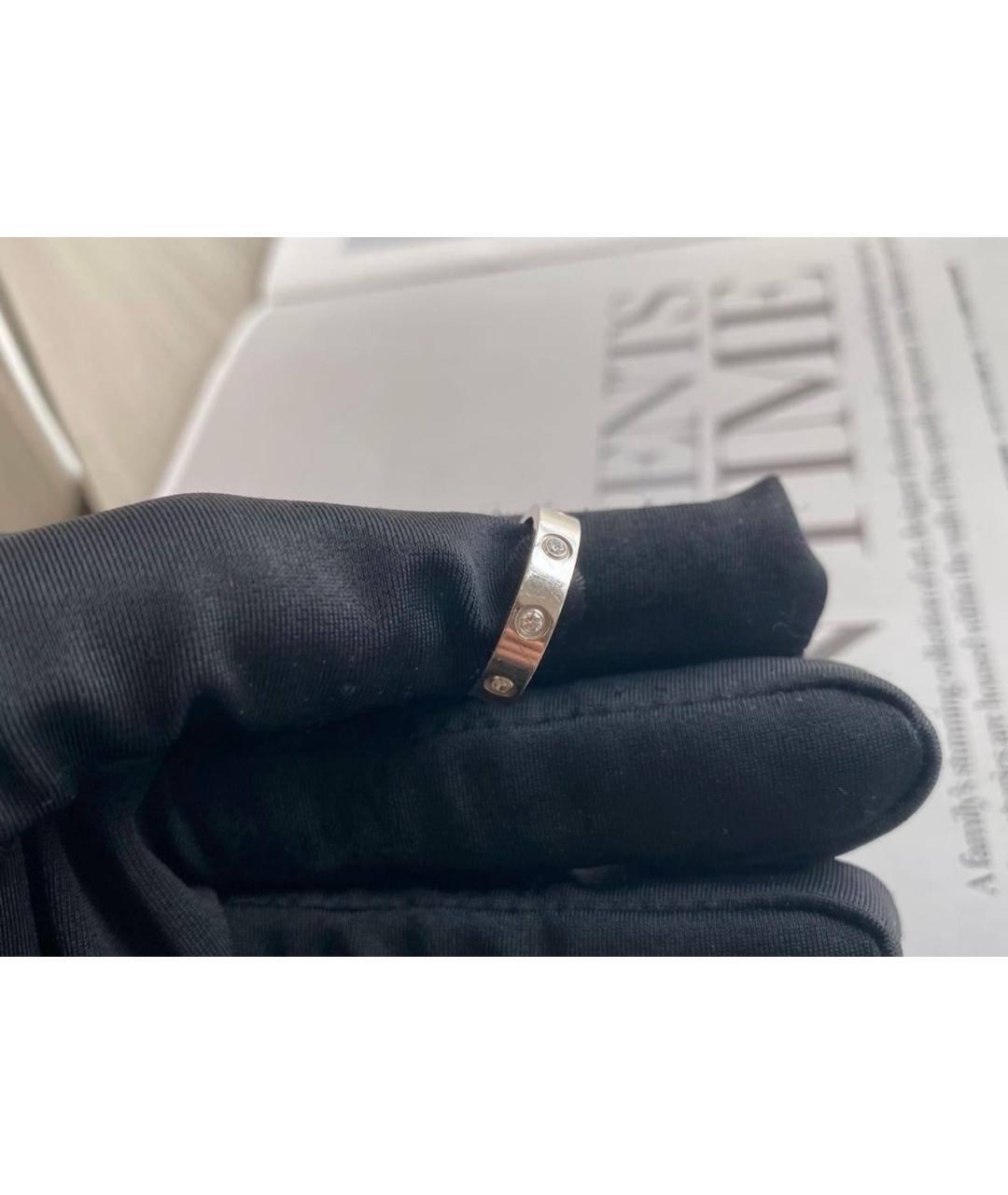 CARTIER Серебряное кольцо из белого золота, фото 4