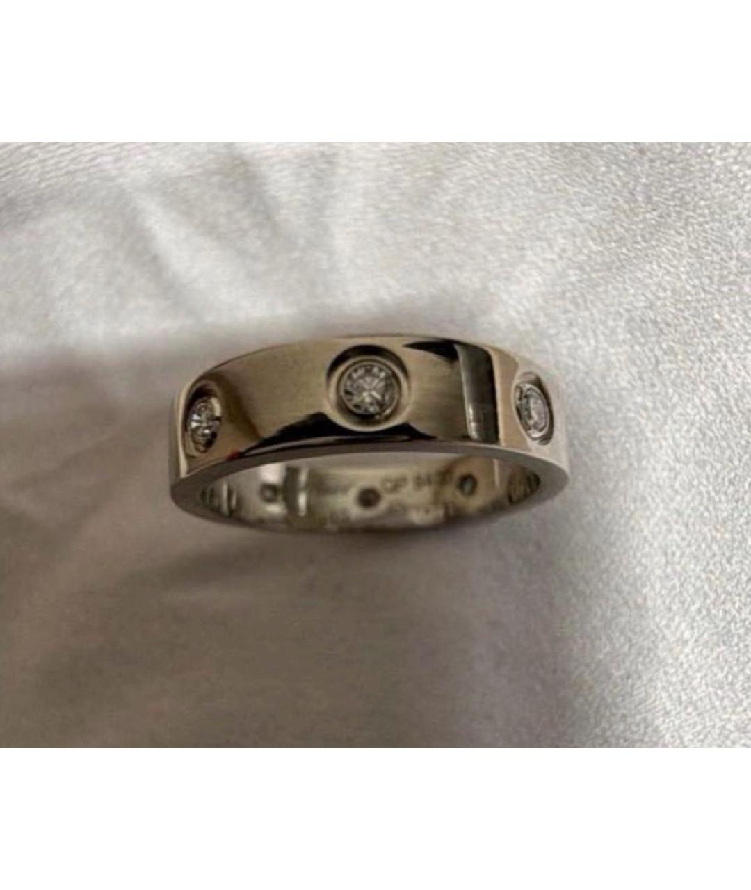 CARTIER Серебряное кольцо из белого золота, фото 3