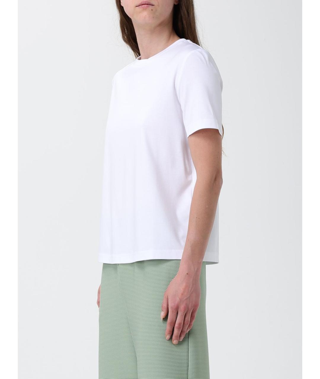 MAX MARA Белая вискозная футболка, фото 4