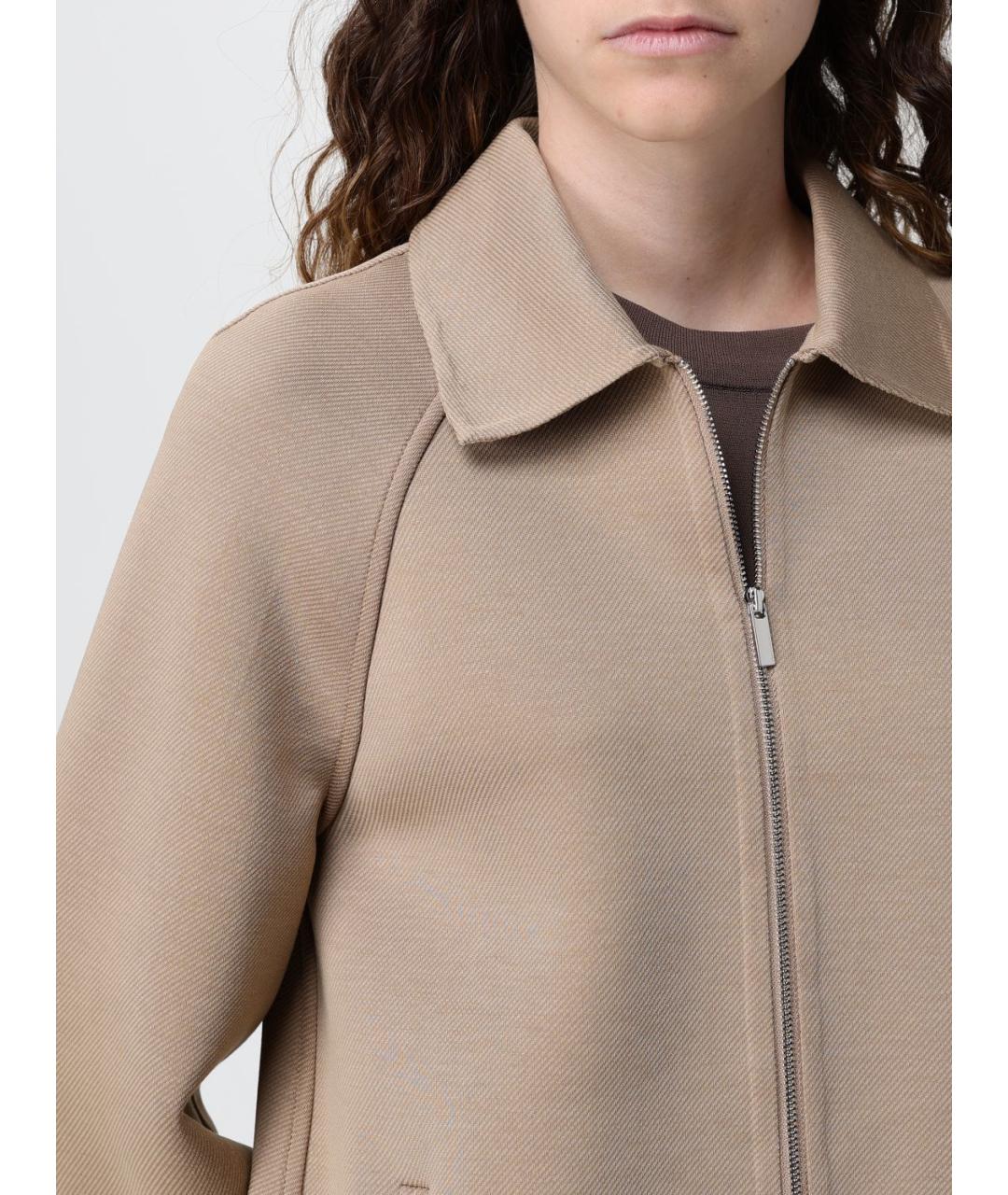 MAX MARA Бежевая куртка, фото 3