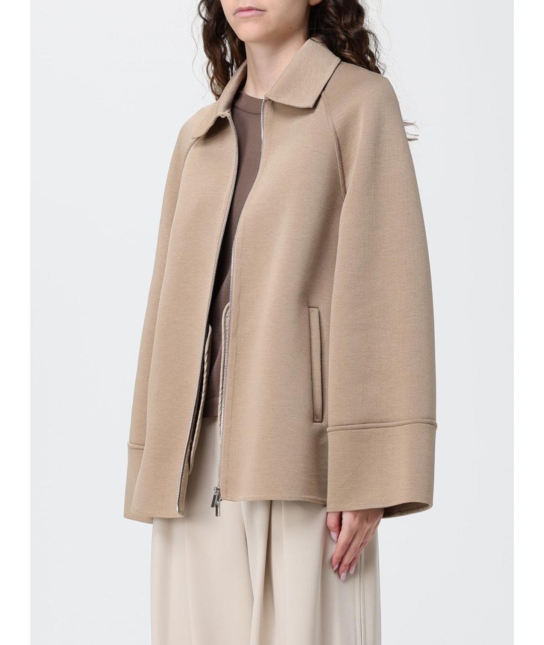 MAX MARA Бежевая куртка, фото 5