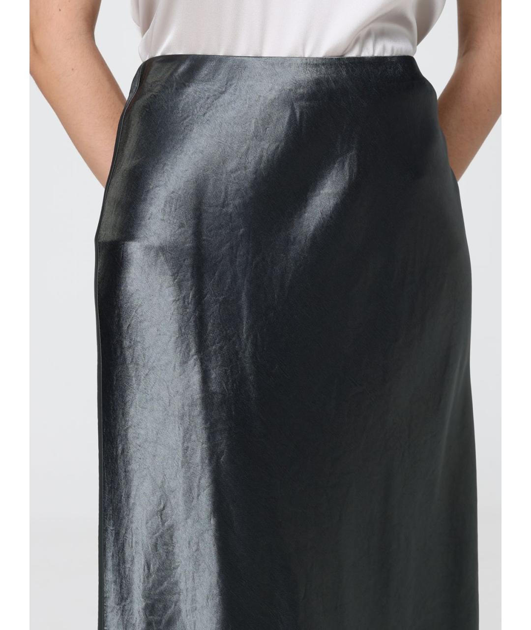 MAX MARA Серая юбка миди, фото 5