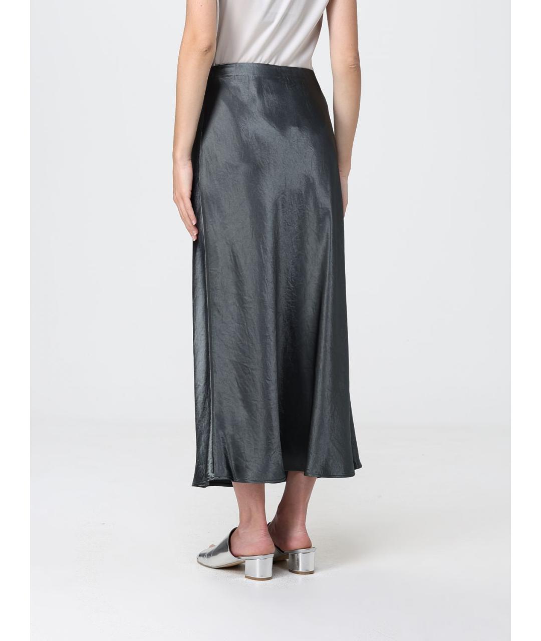 MAX MARA Серая юбка миди, фото 3