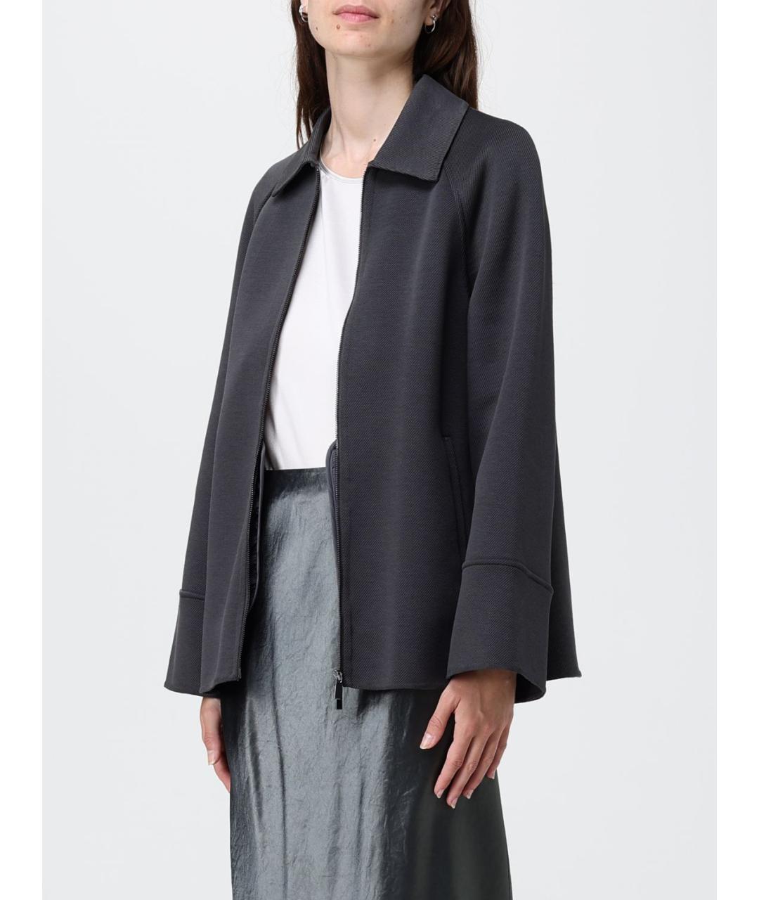 MAX MARA Антрацитовая куртка, фото 4