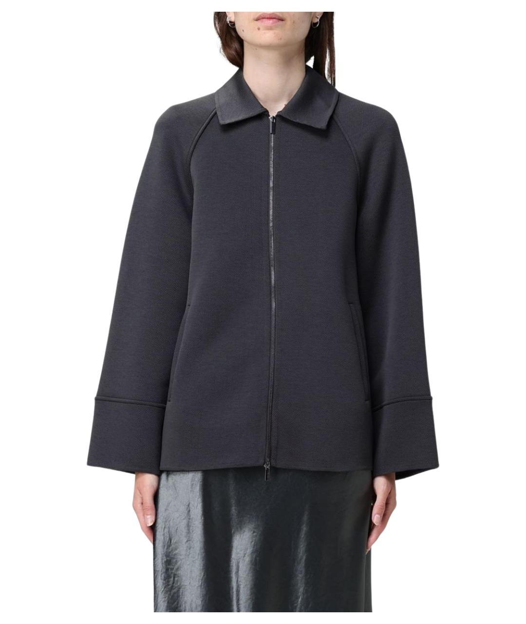 MAX MARA Антрацитовая куртка, фото 1