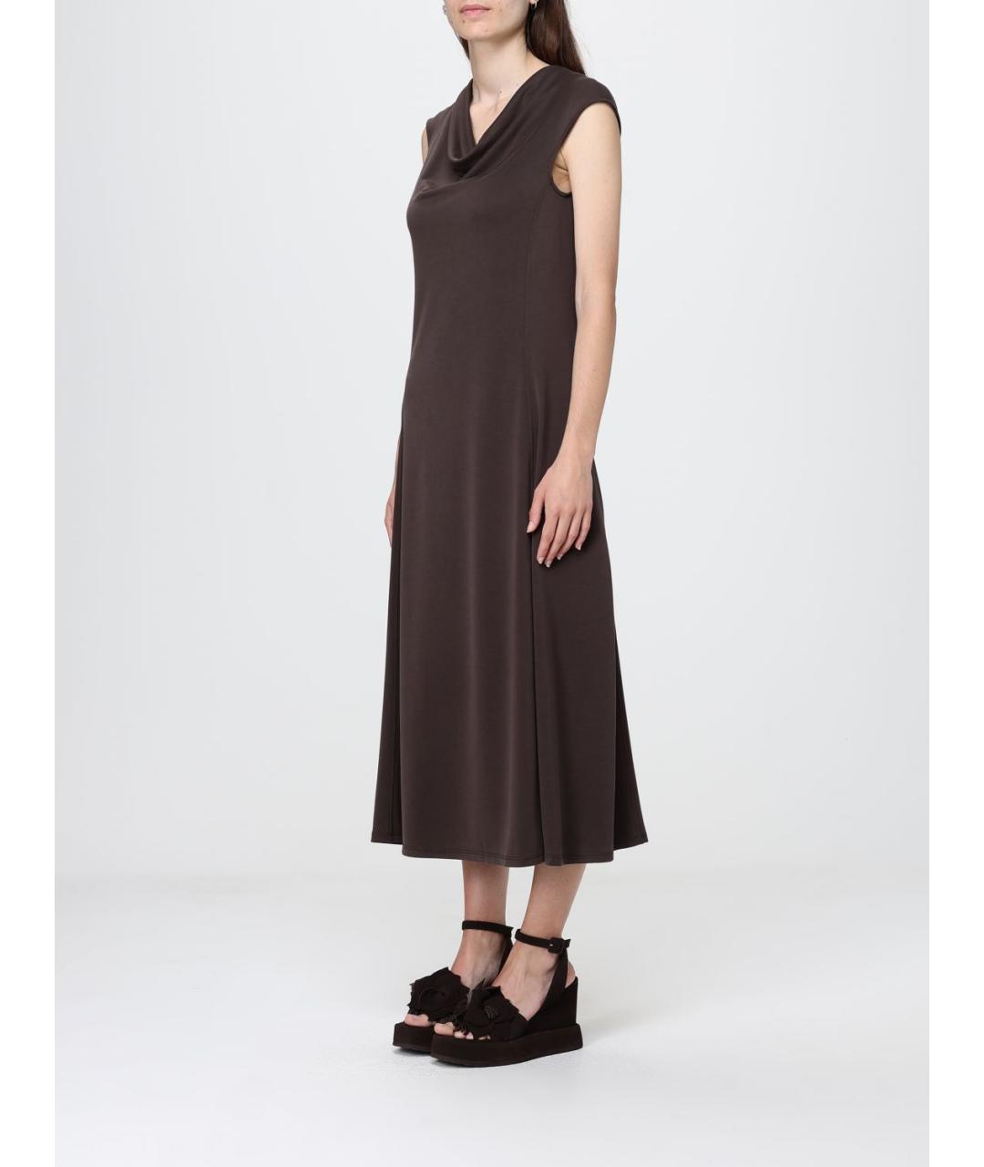 MAX MARA Коричневое повседневное платье, фото 3