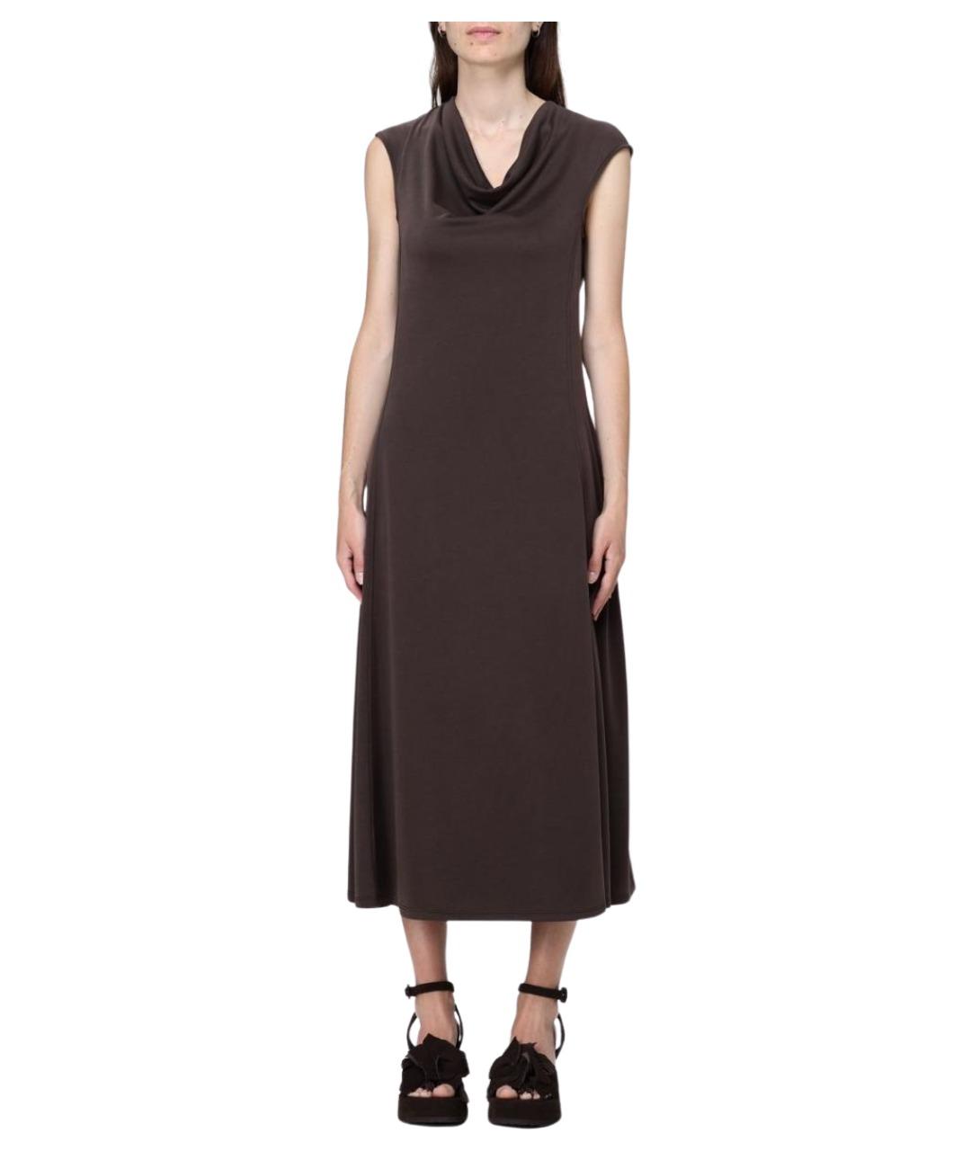 MAX MARA Коричневое повседневное платье, фото 1