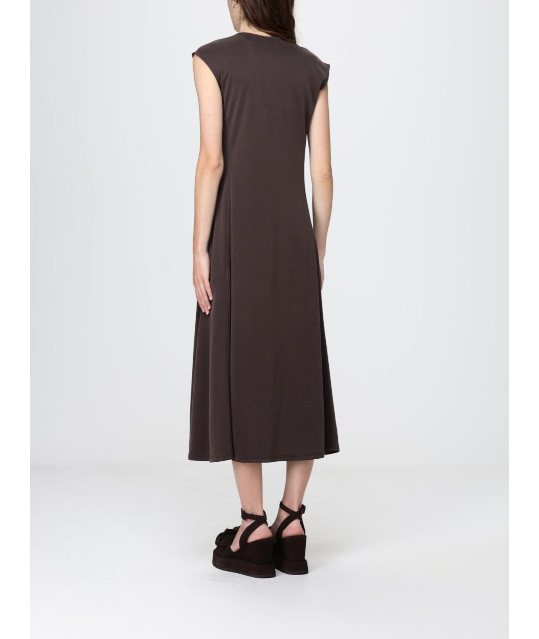 MAX MARA Коричневое повседневное платье, фото 2