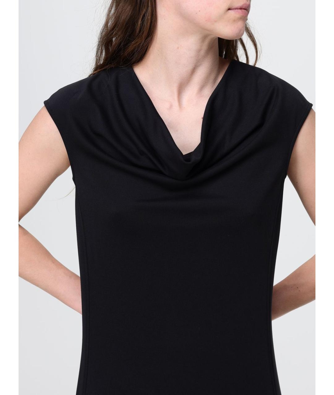 MAX MARA Черное повседневное платье, фото 4