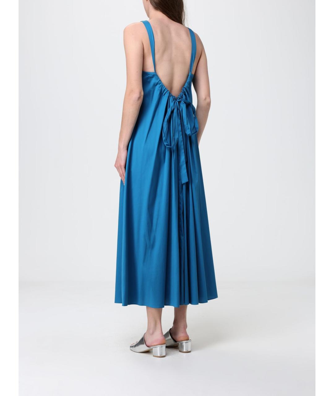 MAX MARA Синее повседневное платье, фото 3