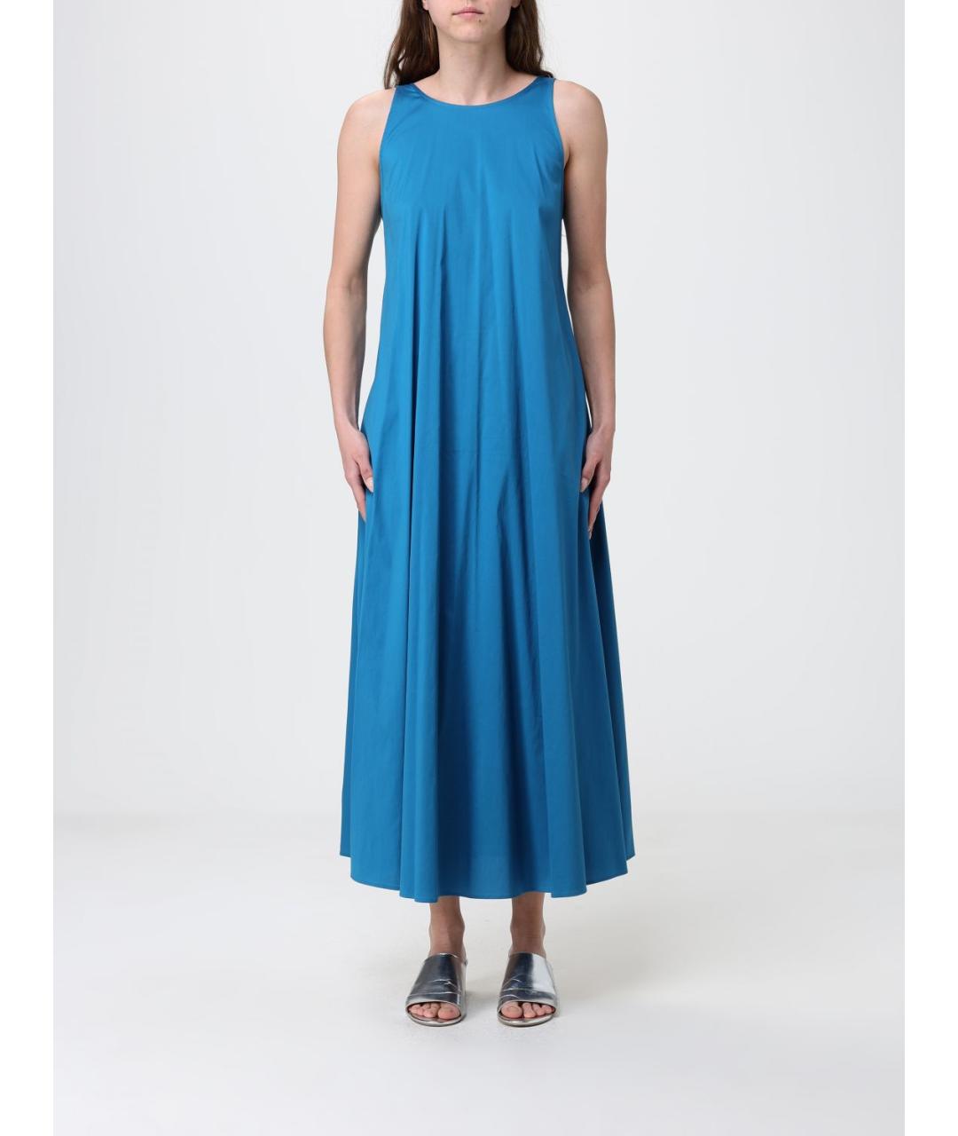 MAX MARA Синее повседневное платье, фото 4