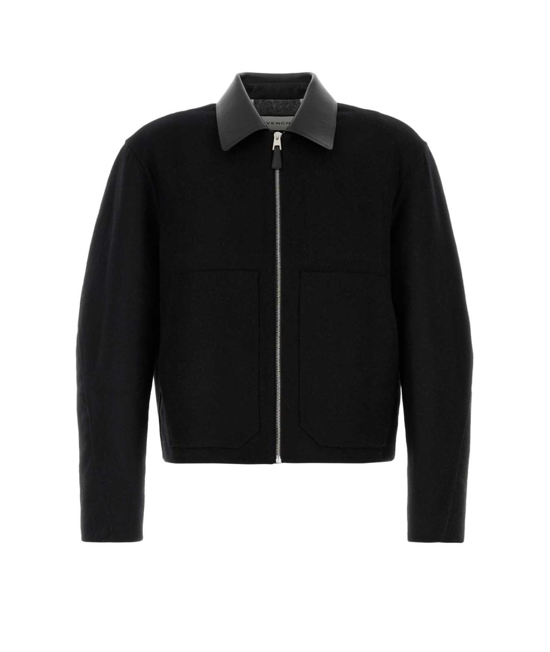 GIVENCHY Черная шерстяная куртка, фото 1