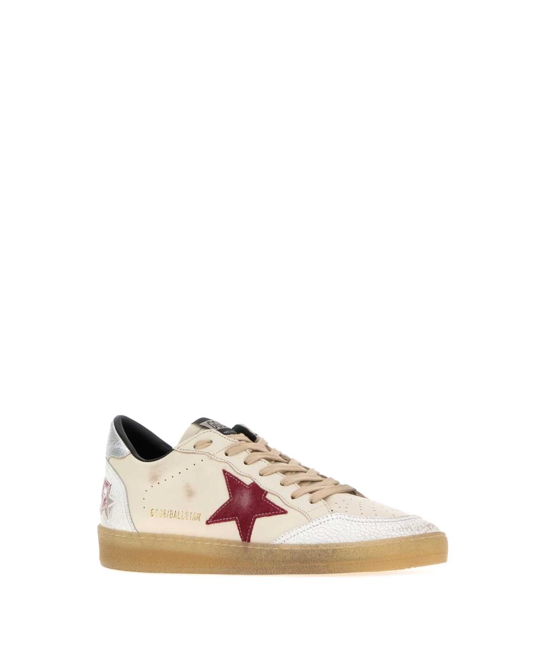 GOLDEN GOOSE Мульти кожаные низкие кроссовки / кеды, фото 2