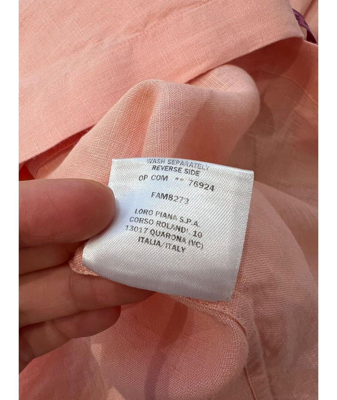 LORO PIANA Льняная рубашка, фото 8