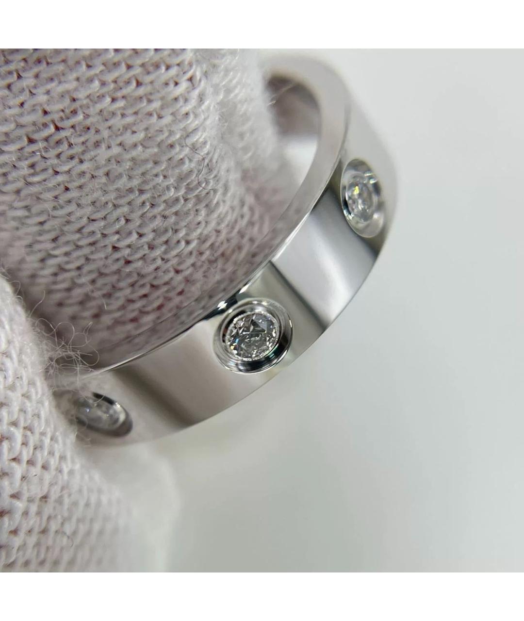 CARTIER Серебряное кольцо из белого золота, фото 3