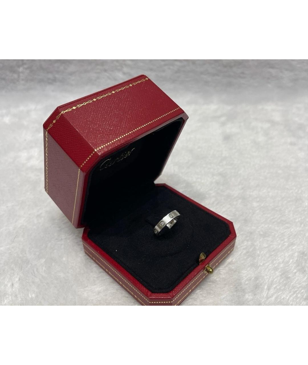 CARTIER Серебряное кольцо из белого золота, фото 7