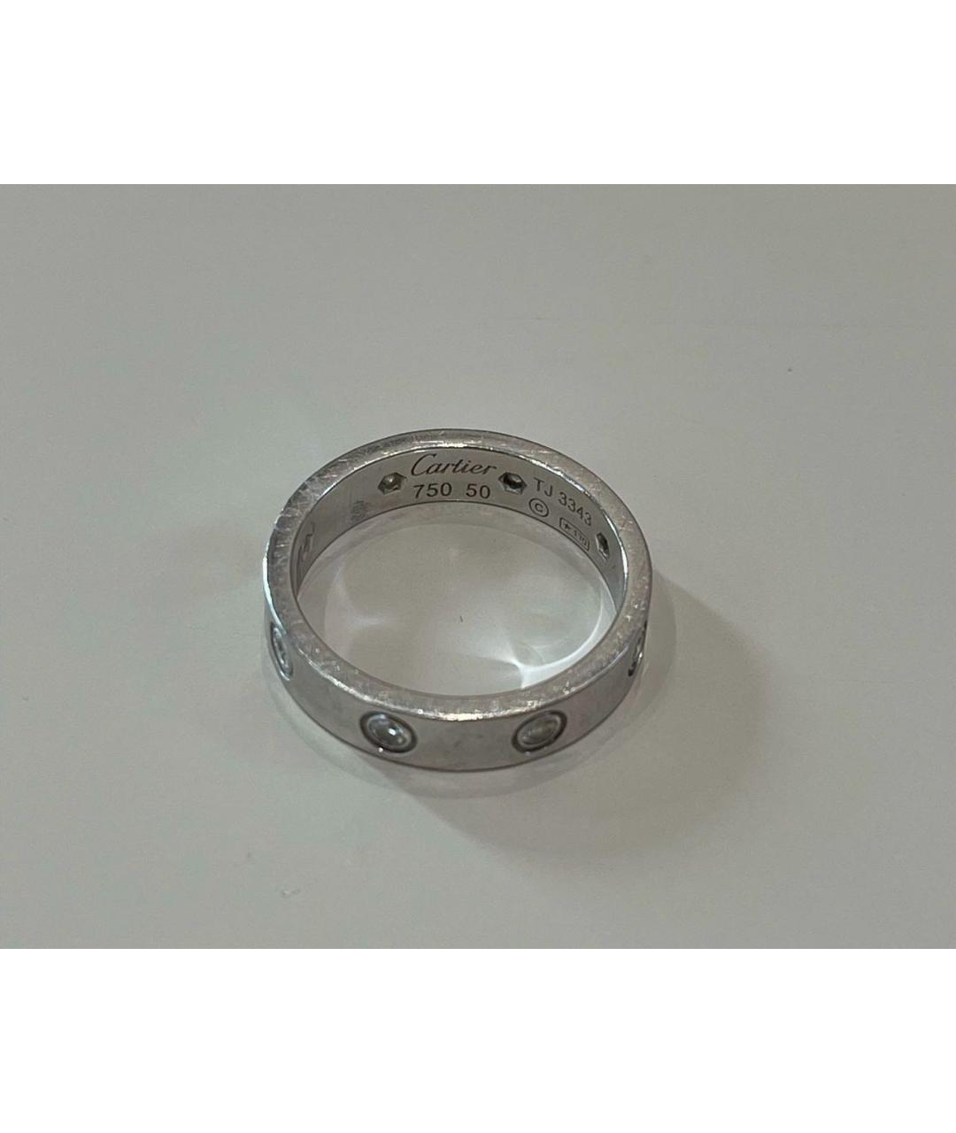 CARTIER Серебряное кольцо из белого золота, фото 4