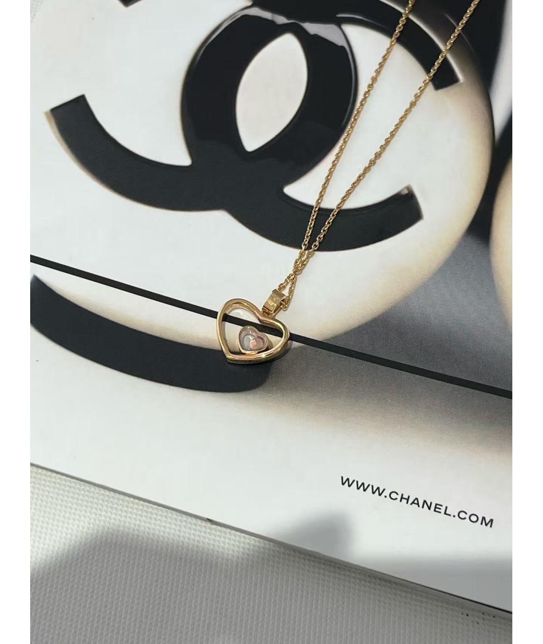 CHOPARD Золотая подвеска, фото 6