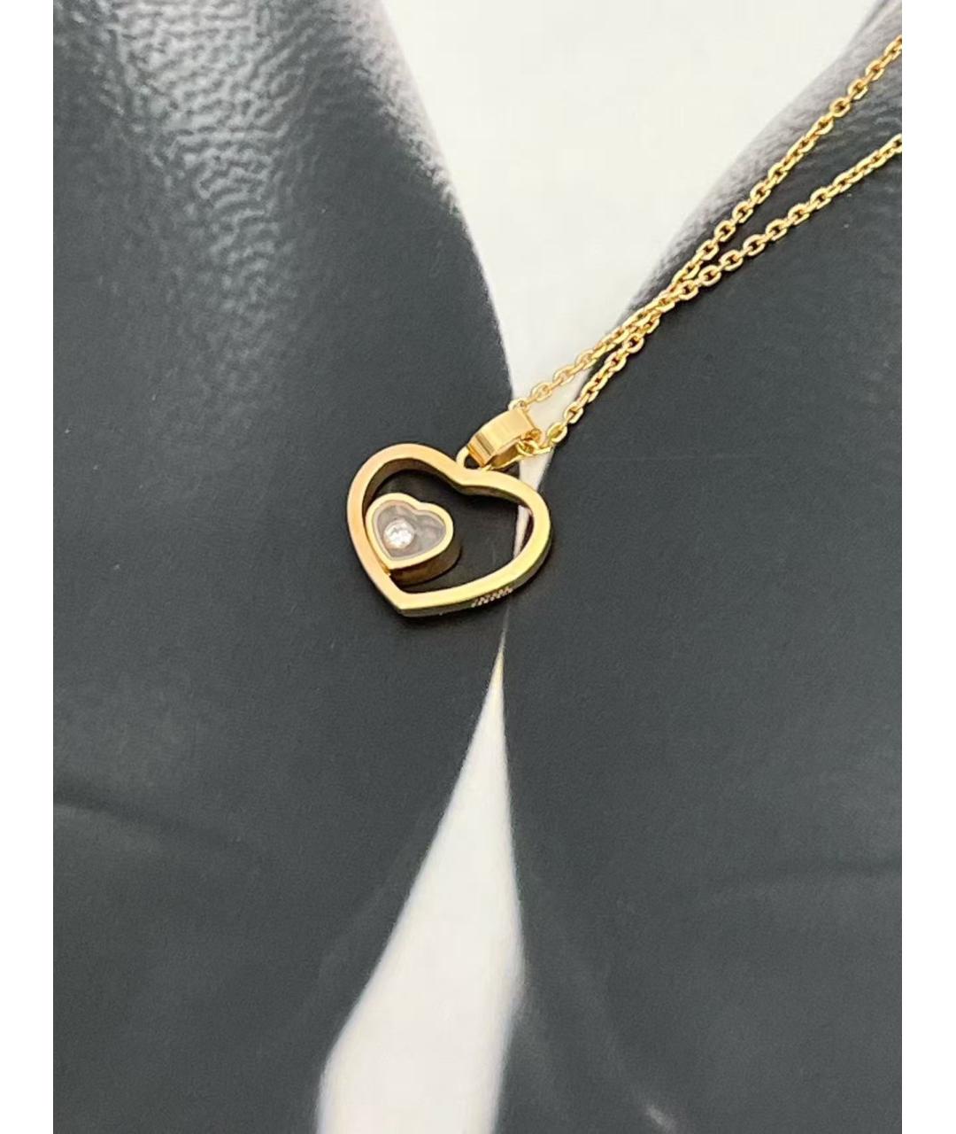 CHOPARD Золотая подвеска, фото 4