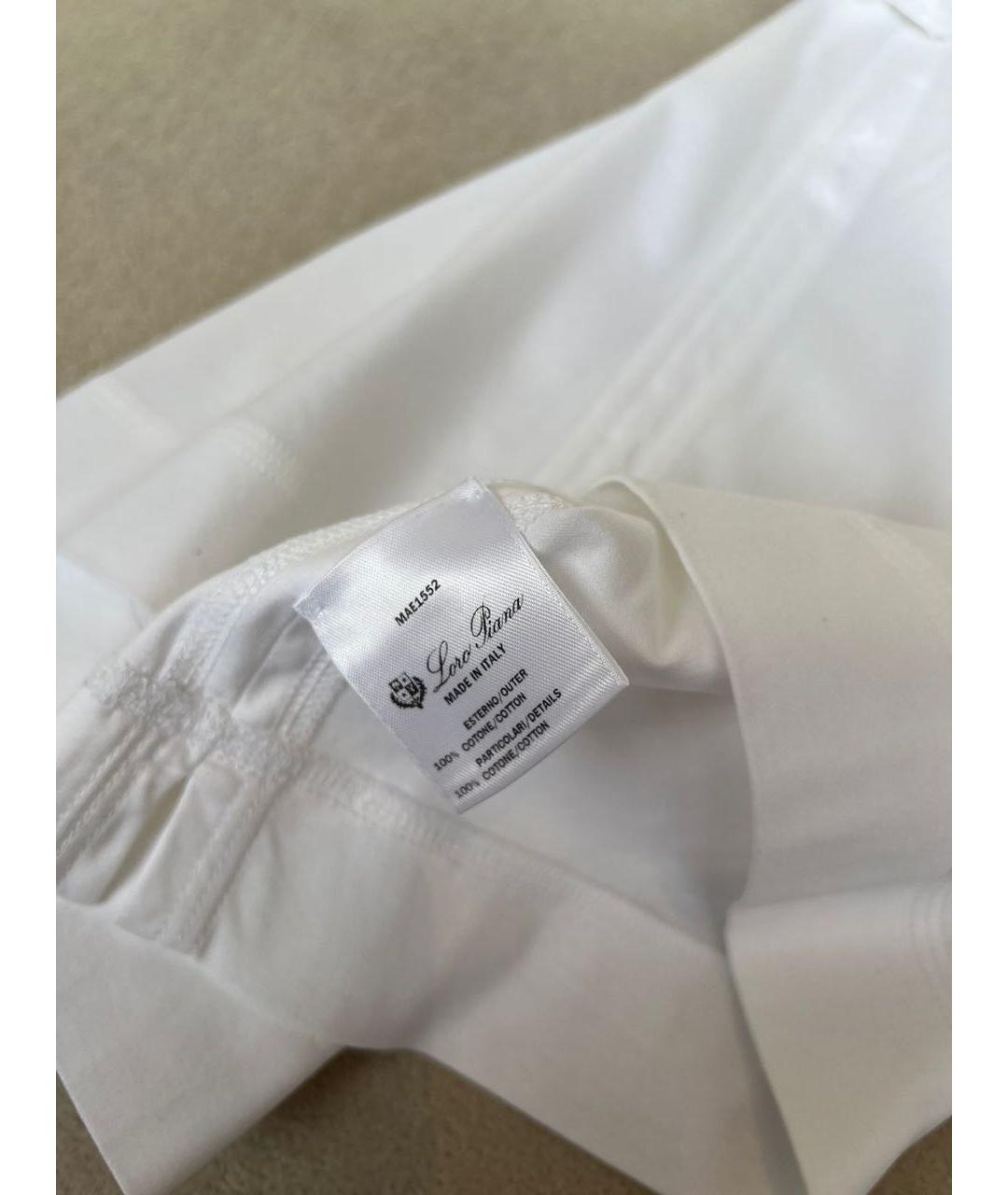 LORO PIANA Белая футболка, фото 5