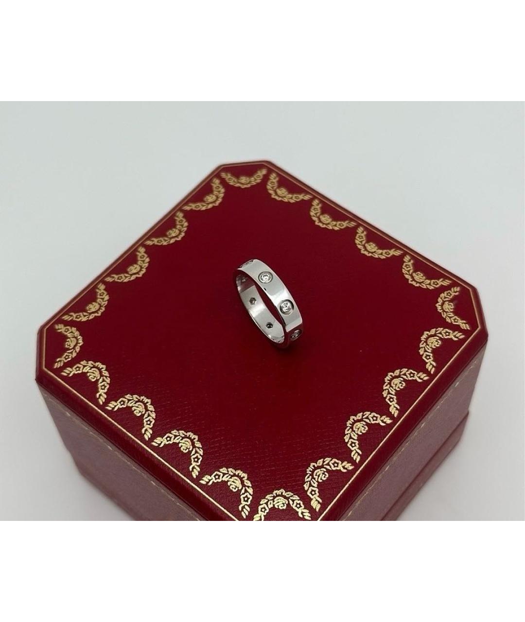 CARTIER Серебряное кольцо из белого золота, фото 2