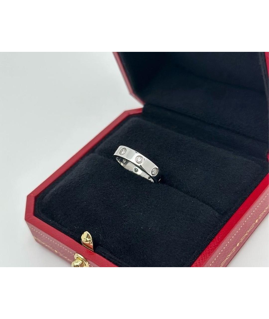 CARTIER Серебряное кольцо из белого золота, фото 4