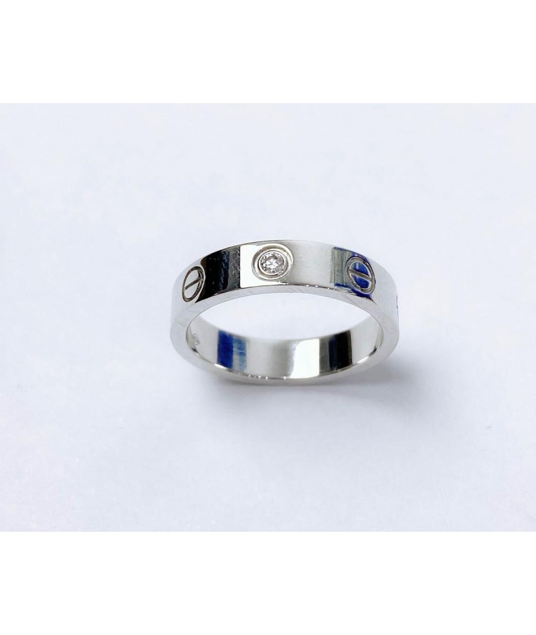CARTIER Серебряное кольцо из белого золота, фото 3