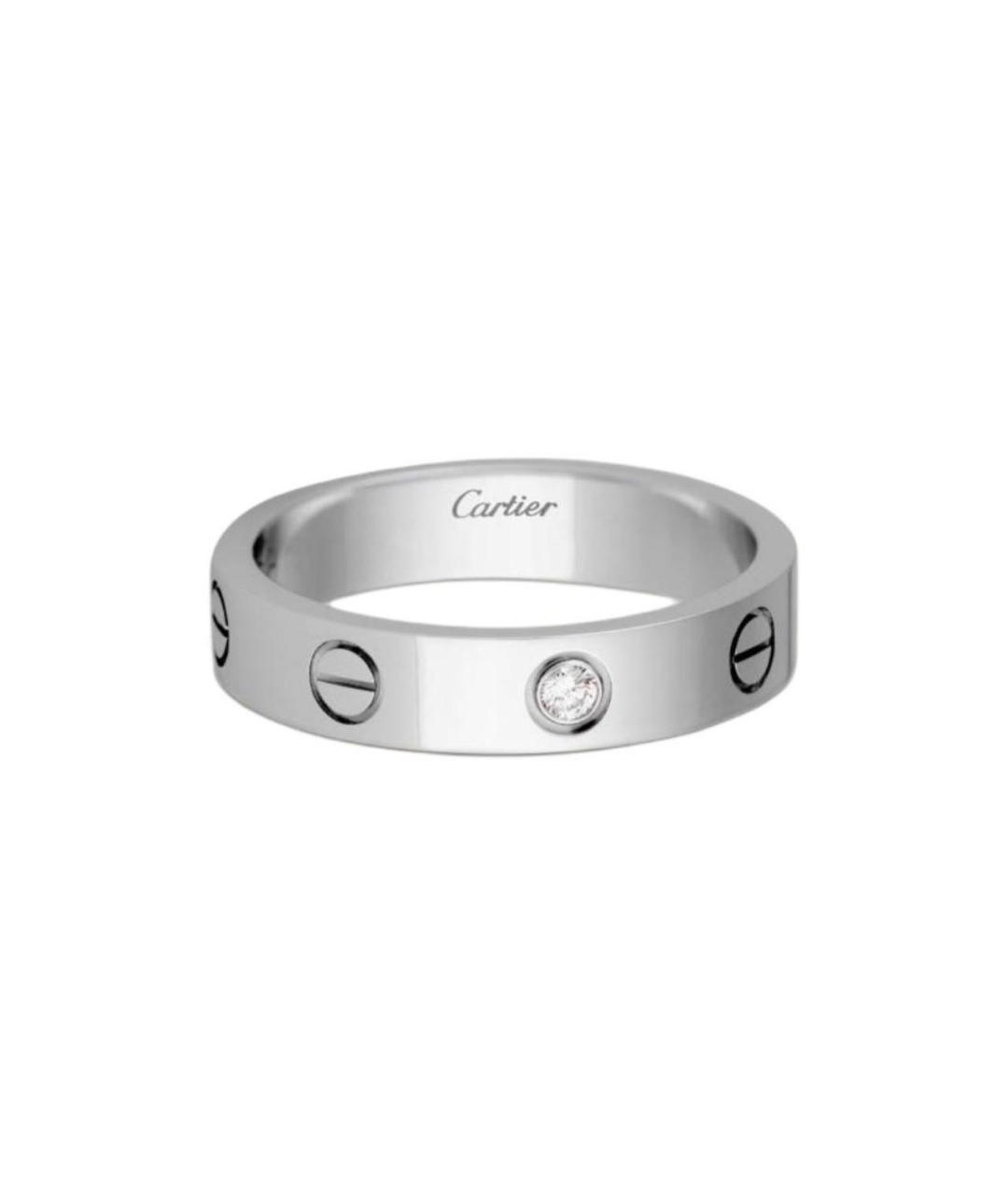 CARTIER Серебряное кольцо из белого золота, фото 1