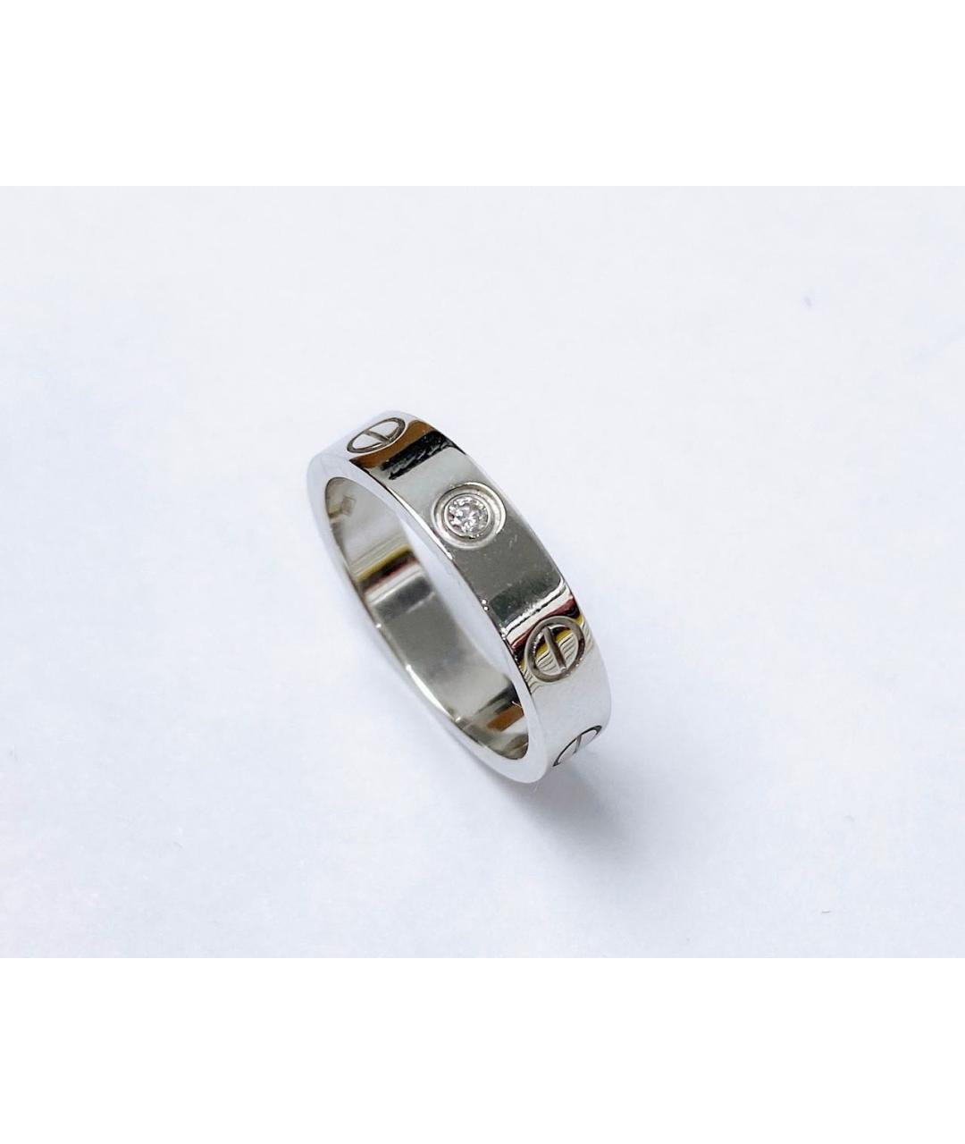 CARTIER Серебряное кольцо из белого золота, фото 5