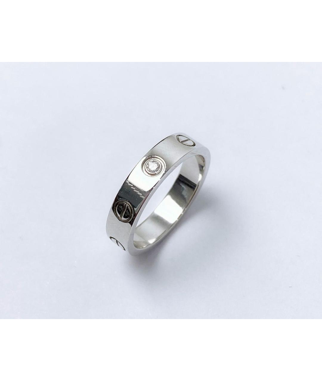 CARTIER Серебряное кольцо из белого золота, фото 4