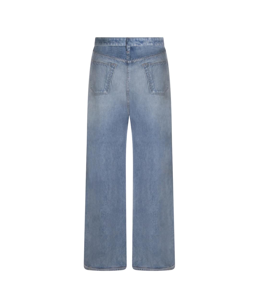 RAG & BONE Синие хлопковые прямые джинсы, фото 2